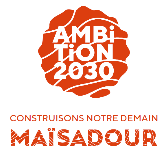 Logo Ambition 2030, Construisons notre demain