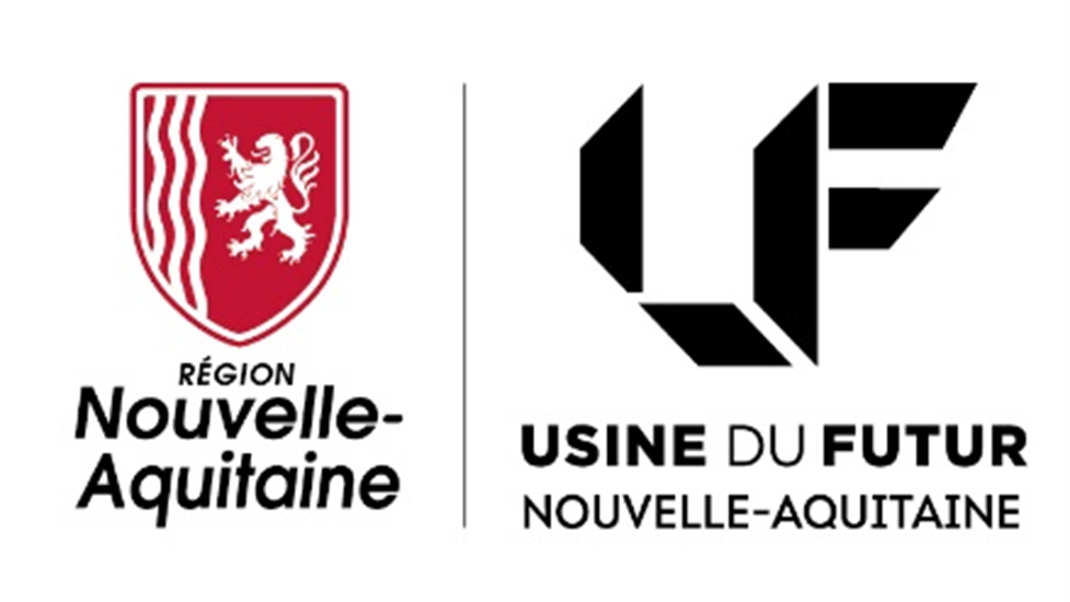 Logo Région Nouvelle-Aquitaine et Usine du Futur