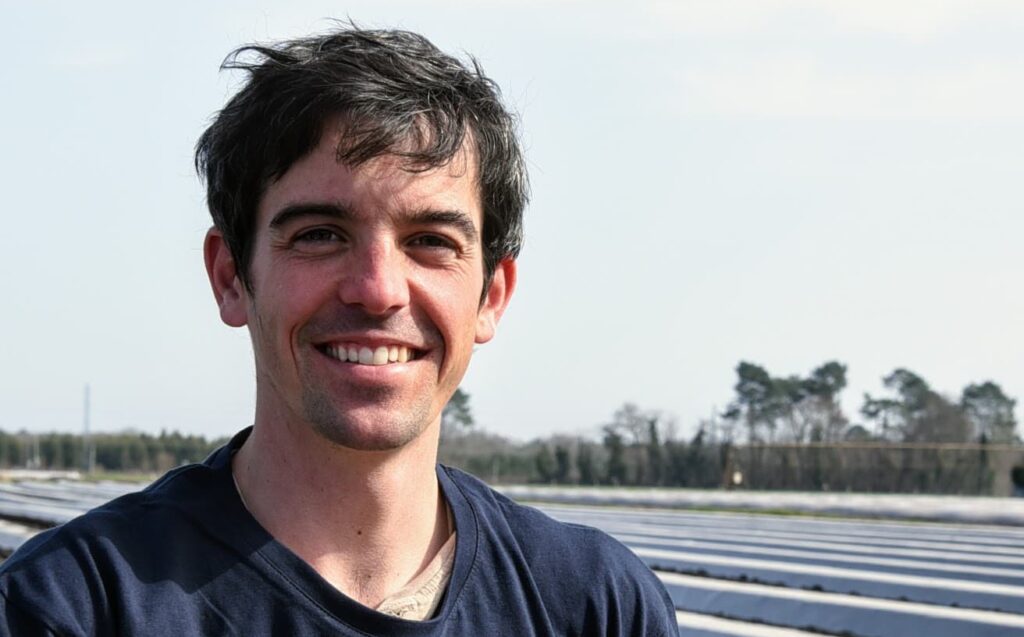 Arthur Zamanski producteur d'asperges