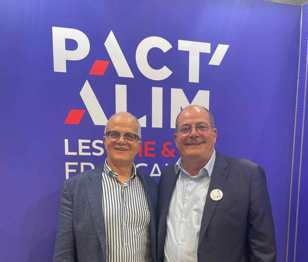 Christophe Bonno et Jérôme Foucault (Pact’Alim) au salon de l'agriculture 2026
