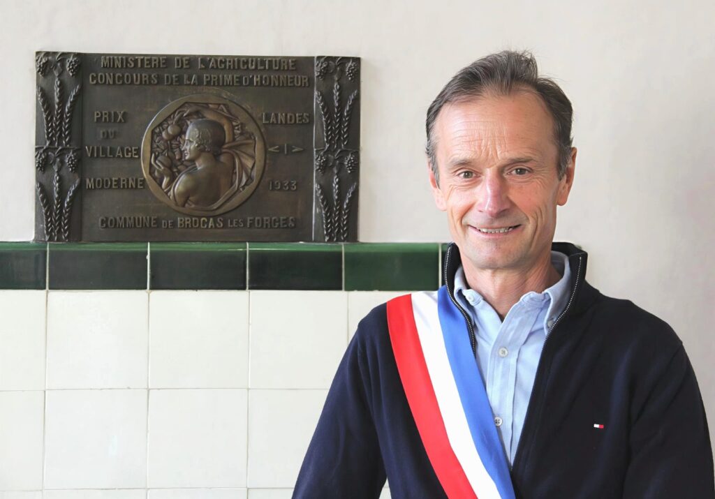 Jean-Luc Blanc Simon maire de Brocas
